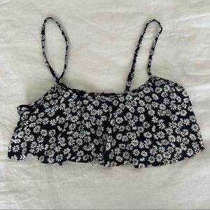Forever 21 Daisy Bathing Suit Top - Size L